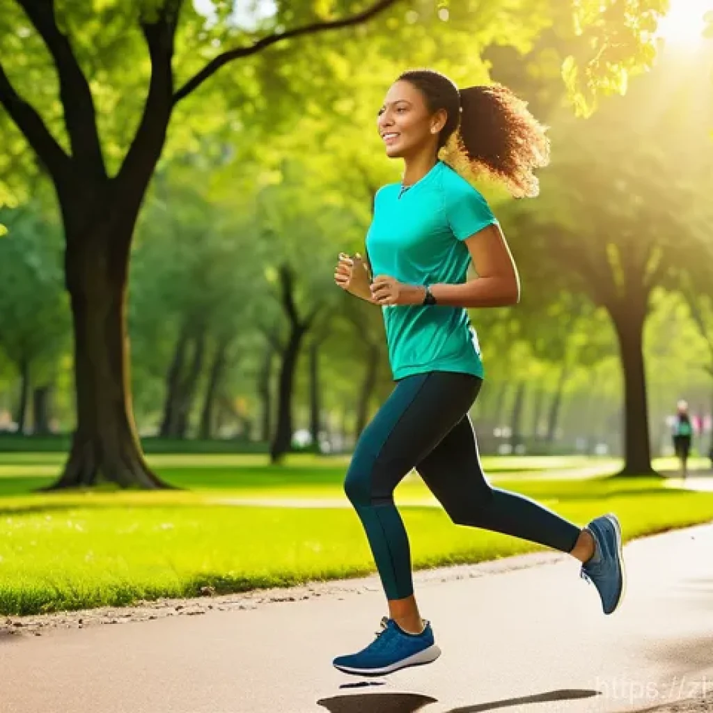 심장 건강을 위한 검진 패키지 - **Left Panel (Exercise):** A person in comfortable, modest activewear (e.g., running shorts or leggi...