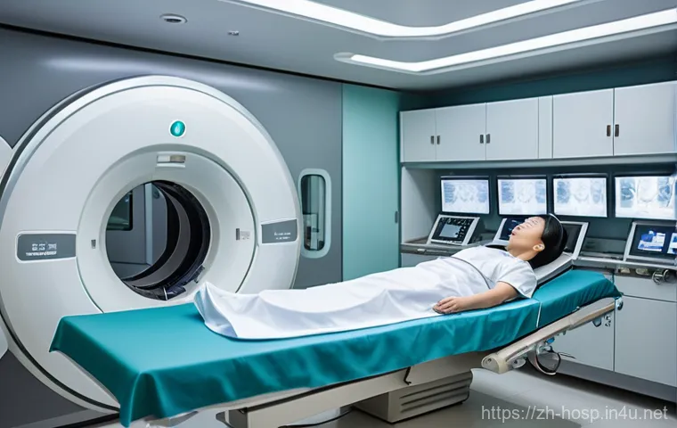 종합병원에서 자주 시행되는 검진 항목 - **Prompt:** A clean, modern medical clinic in China. A middle-aged Chinese man, dressed in smart cas...