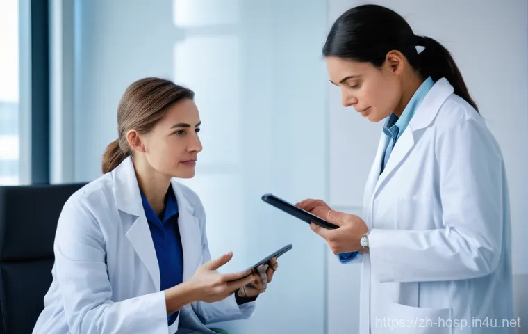 암 전문 종합병원 추천 - **Prompt:** A diverse group of male and female medical professionals, including oncologists, radiolo...