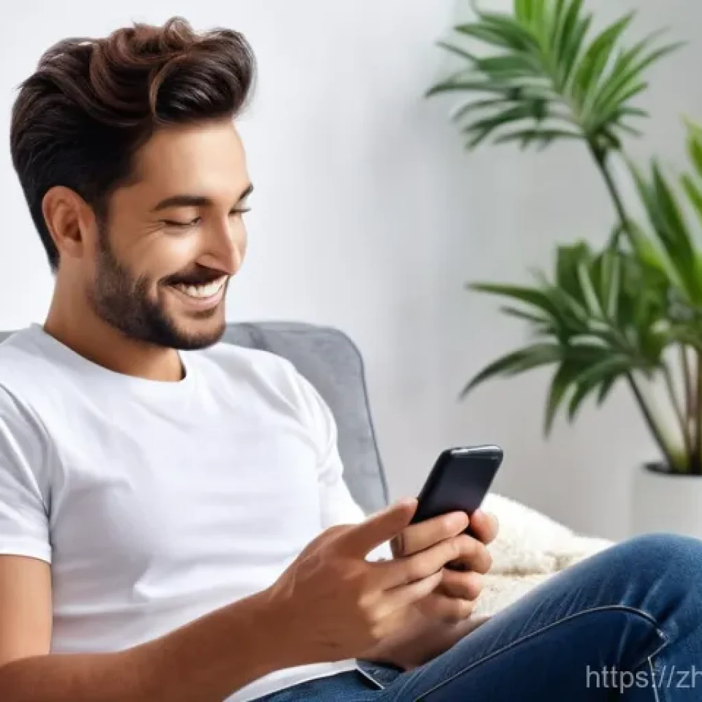 폐기능 검사 장비의 최신 기술 - **Prompt: "A bright and clean modern home living room, bathed in soft, natural daylight. A young, ca...