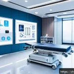 뇌졸중 치료 전문 병원 추천 - A modern stroke rehabilitation center featuring advanced robotic-assisted training devices and virtu...